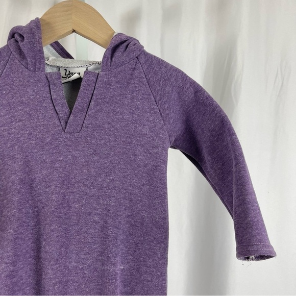 Young & Free 12-18 Months Hooded Romper Ears Warm Fleece Fall Winter Minimalist - Picture 7 of 7